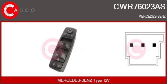 Casco CWR76023AS Блок кнопок склопідйомників CWR76023AS: Купити в Україні - Добра ціна на EXIST.UA!