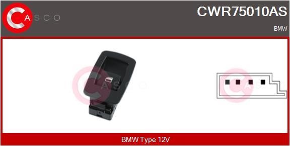 Casco CWR75010AS Кнопка склопідіймача CWR75010AS: Купити в Україні - Добра ціна на EXIST.UA!