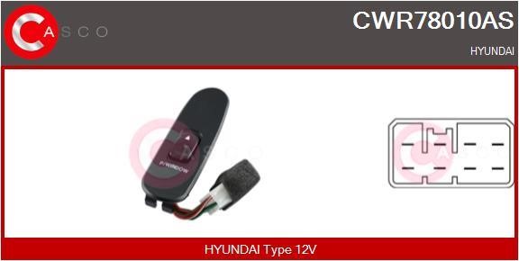 Casco CWR78010AS Кнопка склопідіймача CWR78010AS: Купити в Україні - Добра ціна на EXIST.UA!