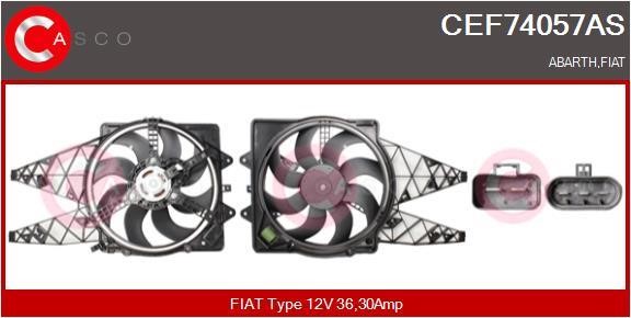 Casco CEF74057AS Електродвигун, вентилятор радіатора CEF74057AS: Купити в Україні - Добра ціна на EXIST.UA!