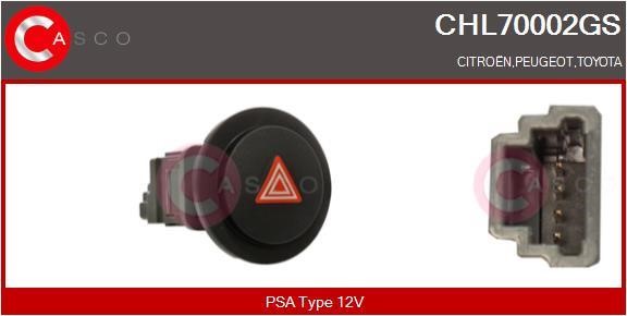 Casco CHL70002GS Кнопка аварійної сигналізації CHL70002GS: Купити в Україні - Добра ціна на EXIST.UA!