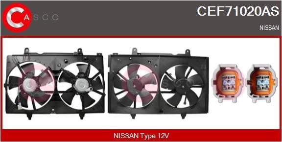 Casco CEF71020AS Електродвигун, вентилятор радіатора CEF71020AS: Купити в Україні - Добра ціна на EXIST.UA!