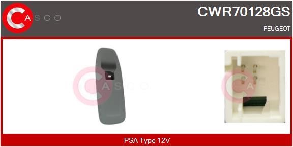 Casco CWR70128GS Кнопка склопідіймача CWR70128GS: Купити в Україні - Добра ціна на EXIST.UA!