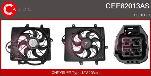 Casco CEF82013AS Електродвигун, вентилятор радіатора CEF82013AS: Купити в Україні - Добра ціна на EXIST.UA!