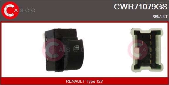 Casco CWR71079GS Кнопка склопідіймача CWR71079GS: Купити в Україні - Добра ціна на EXIST.UA!