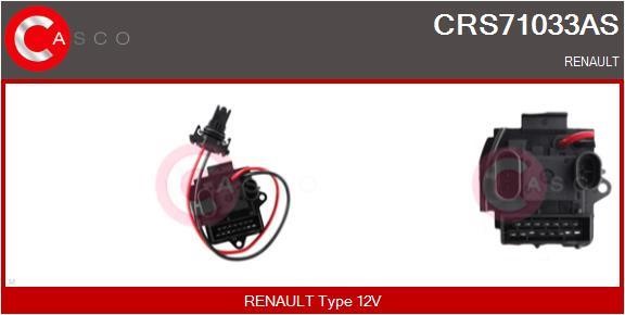 Casco CRS71033AS Резистор, компресор салону CRS71033AS: Купити в Україні - Добра ціна на EXIST.UA!