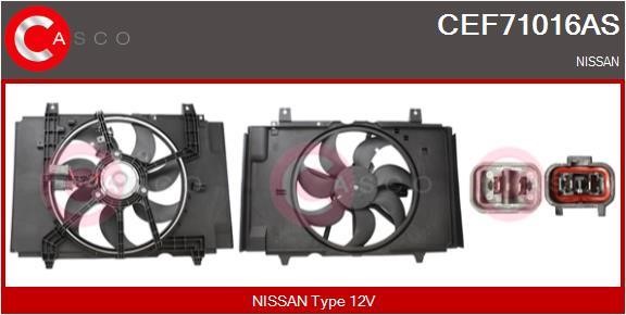 Casco CEF71016AS Електродвигун, вентилятор радіатора CEF71016AS: Купити в Україні - Добра ціна на EXIST.UA!