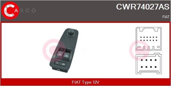 Casco CWR74027AS Блок кнопок склопідйомників CWR74027AS: Купити в Україні - Добра ціна на EXIST.UA!