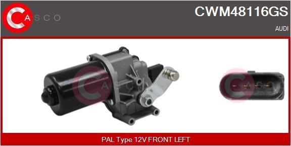 Casco CWM48116GS Двигун склоочисника CWM48116GS: Купити в Україні - Добра ціна на EXIST.UA!