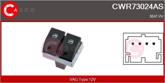 Casco CWR73024AS Блок кнопок склопідйомників CWR73024AS: Купити в Україні - Добра ціна на EXIST.UA!