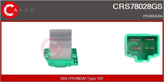 Casco CRS78028GS Резистор, компресор салону CRS78028GS: Купити в Україні - Добра ціна на EXIST.UA!