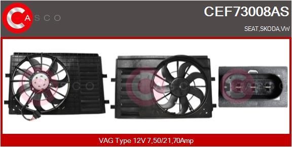 Casco CEF73008AS Електродвигун, вентилятор радіатора CEF73008AS: Купити в Україні - Добра ціна на EXIST.UA!