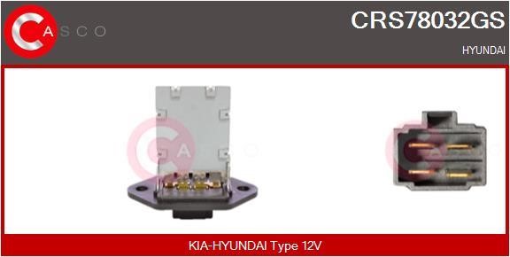 Casco CRS78032GS Резистор, компресор салону CRS78032GS: Приваблива ціна - Купити в Україні на EXIST.UA!