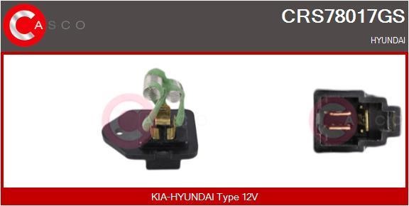 Casco CRS78017GS Резистор, компресор салону CRS78017GS: Купити в Україні - Добра ціна на EXIST.UA!