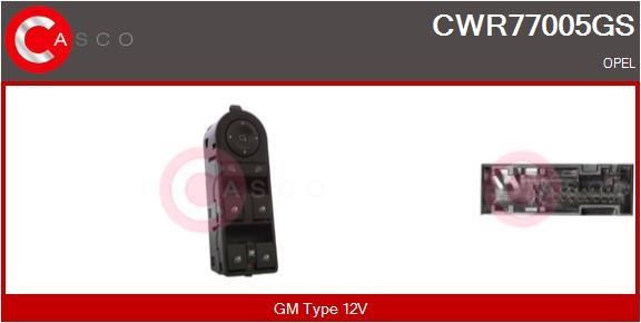 Casco CWR77005GS Блок кнопок склопідйомників CWR77005GS: Купити в Україні - Добра ціна на EXIST.UA!