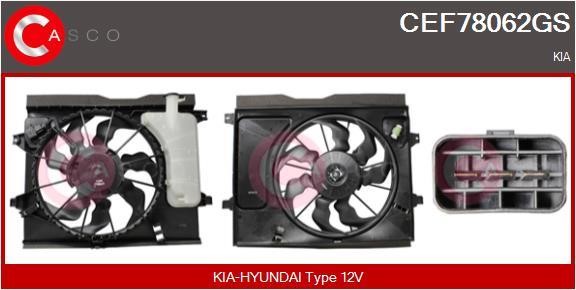 Casco CEF78062GS Електродвигун, вентилятор радіатора CEF78062GS: Купити в Україні - Добра ціна на EXIST.UA!