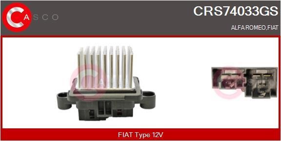 Casco CRS74033GS Резистор, компресор салону CRS74033GS: Приваблива ціна - Купити в Україні на EXIST.UA!