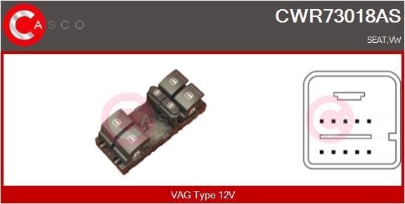 Casco CWR73018AS Блок кнопок склопідйомників CWR73018AS: Купити в Україні - Добра ціна на EXIST.UA!