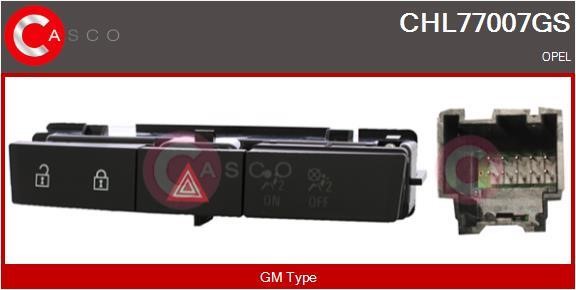 Casco CHL77007GS Вимикач аварійної світлової сигналізації CHL77007GS: Купити в Україні - Добра ціна на EXIST.UA!