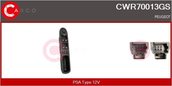 Casco CWR70013GS Блок кнопок склопідйомників CWR70013GS: Купити в Україні - Добра ціна на EXIST.UA!