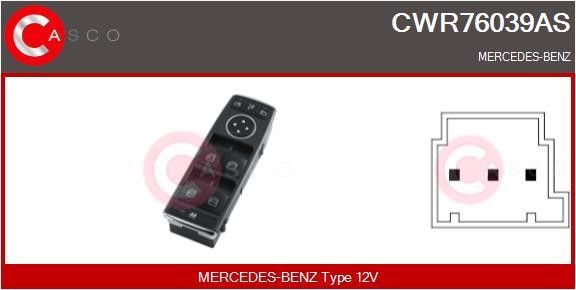 Casco CWR76039AS Блок кнопок склопідйомників CWR76039AS: Купити в Україні - Добра ціна на EXIST.UA!
