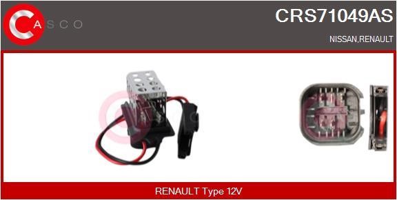 Casco CRS71049AS Резистор, компресор салону CRS71049AS: Купити в Україні - Добра ціна на EXIST.UA!