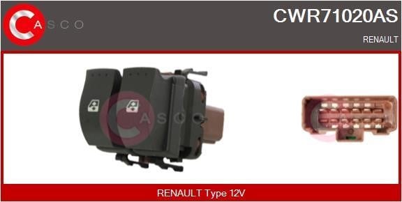 Casco CWR71020AS Блок кнопок склопідйомників CWR71020AS: Приваблива ціна - Купити в Україні на EXIST.UA!