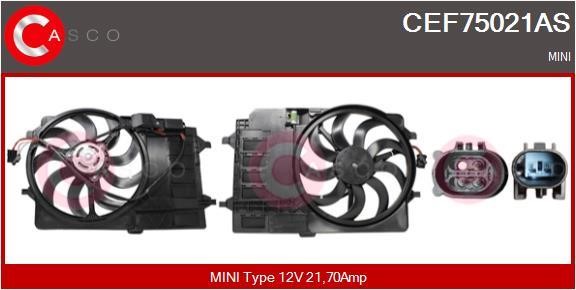 Casco CEF75021AS Електродвигун, вентилятор радіатора CEF75021AS: Купити в Україні - Добра ціна на EXIST.UA!