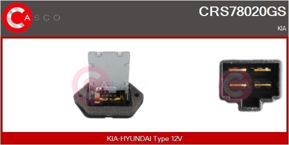 Casco CRS78020GS Резистор, компресор салону CRS78020GS: Купити в Україні - Добра ціна на EXIST.UA!