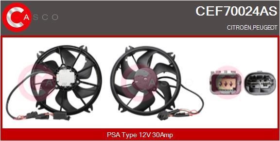 Casco CEF70024AS Електродвигун, вентилятор радіатора CEF70024AS: Купити в Україні - Добра ціна на EXIST.UA!