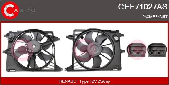 Casco CEF71027AS Електродвигун, вентилятор радіатора CEF71027AS: Купити в Україні - Добра ціна на EXIST.UA!