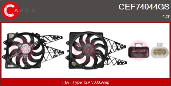 Casco CEF74044GS Електродвигун, вентилятор радіатора CEF74044GS: Купити в Україні - Добра ціна на EXIST.UA!