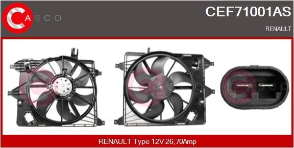 Casco CEF71001AS Електродвигун, вентилятор радіатора CEF71001AS: Купити в Україні - Добра ціна на EXIST.UA!