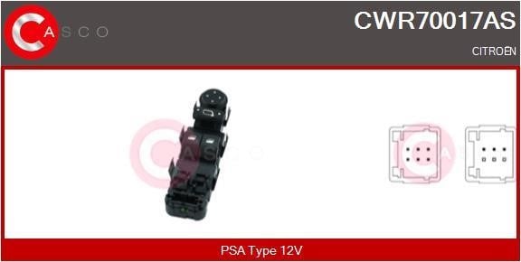 Casco CWR70017AS Блок кнопок склопідйомників CWR70017AS: Купити в Україні - Добра ціна на EXIST.UA!