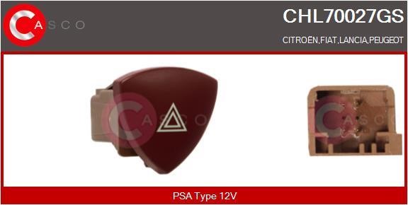 Casco CHL70027GS Кнопка аварійної сигналізації CHL70027GS: Приваблива ціна - Купити в Україні на EXIST.UA!