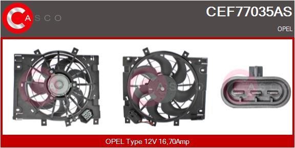 Casco CEF77035AS Електродвигун, вентилятор радіатора CEF77035AS: Купити в Україні - Добра ціна на EXIST.UA!