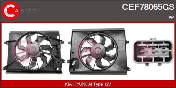 Casco CEF78065GS Електродвигун, вентилятор радіатора CEF78065GS: Купити в Україні - Добра ціна на EXIST.UA!
