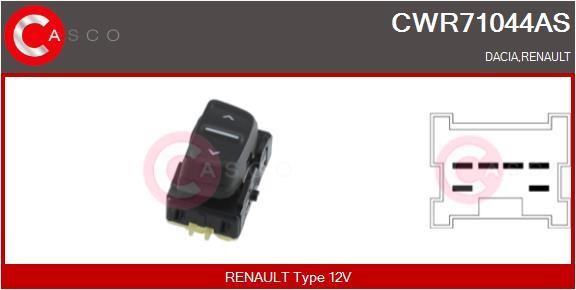 Casco CWR71044AS Кнопка склопідіймача CWR71044AS: Купити в Україні - Добра ціна на EXIST.UA!
