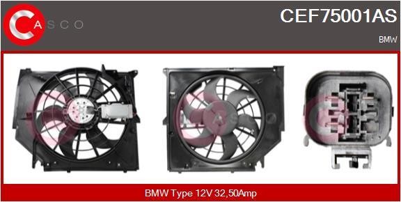 Casco CEF75001AS Електродвигун, вентилятор радіатора CEF75001AS: Купити в Україні - Добра ціна на EXIST.UA!