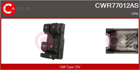 Casco CWR77012AS Блок кнопок склопідйомників CWR77012AS: Купити в Україні - Добра ціна на EXIST.UA!