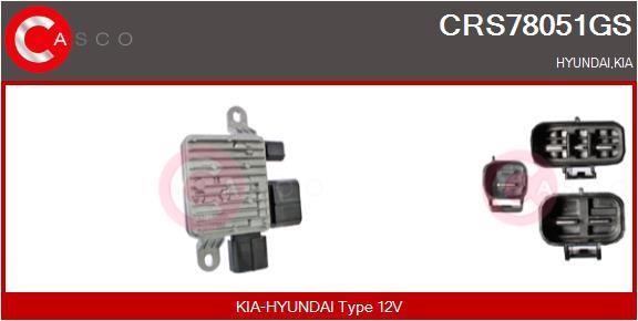 Casco CRS78051GS Додатковий резистор, електродвигун вентилятора радіатора CRS78051GS: Купити в Україні - Добра ціна на EXIST.UA!