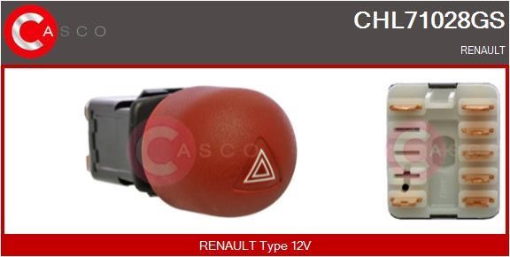 Casco CHL71028GS Кнопка аварійної сигналізації CHL71028GS: Купити в Україні - Добра ціна на EXIST.UA!