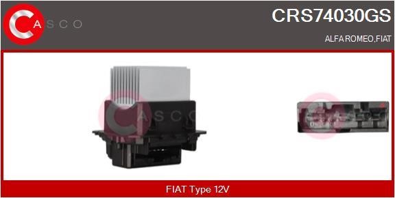 Casco CRS74030GS Резистор, компресор салону CRS74030GS: Купити в Україні - Добра ціна на EXIST.UA!