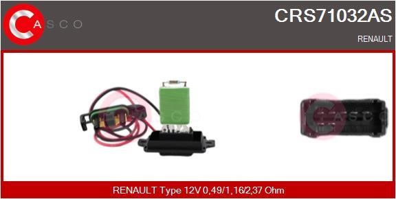 Casco CRS71032AS Резистор, компресор салону CRS71032AS: Купити в Україні - Добра ціна на EXIST.UA!