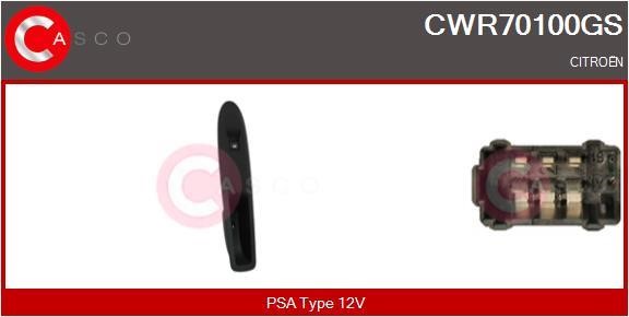 Casco CWR70100GS Кнопка склопідіймача CWR70100GS: Купити в Україні - Добра ціна на EXIST.UA!