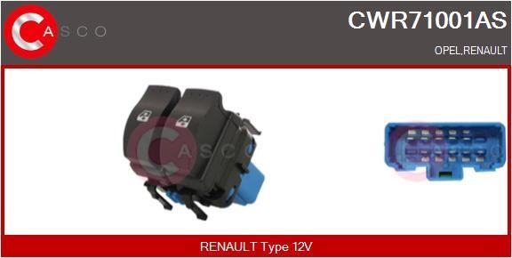 Casco CWR71001AS Блок кнопок склопідйомників CWR71001AS: Купити в Україні - Добра ціна на EXIST.UA!