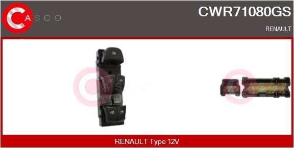 Casco CWR71080GS Кнопка склопідіймача CWR71080GS: Купити в Україні - Добра ціна на EXIST.UA!