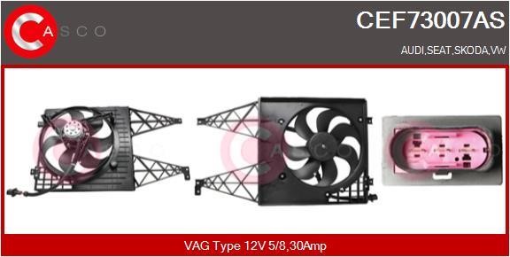 Casco CEF73007AS Електродвигун, вентилятор радіатора CEF73007AS: Купити в Україні - Добра ціна на EXIST.UA!