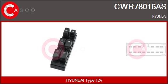 Casco CWR78016AS Блок кнопок склопідйомників CWR78016AS: Купити в Україні - Добра ціна на EXIST.UA!