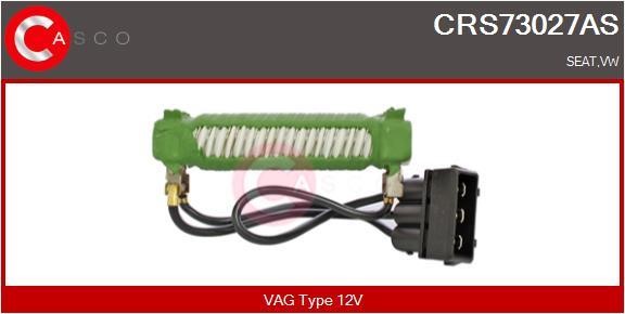 Casco CRS73027AS Додатковий резистор, електродвигун вентилятора радіатора CRS73027AS: Приваблива ціна - Купити в Україні на EXIST.UA!